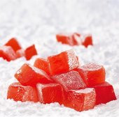 125 Gr. Pudra Şekerli Mini Güllü Lokum - 1