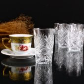 6 lı Kahve Yanı Su Bardağı Takımı - Göz Dekor - 3