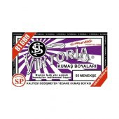 Viktoria Kumaş Boyası Menekşe 2Pk+Fiske Sabitleme 1Pk - 2