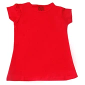 salarticaret çocuk kırmızı body unisex  pamuklu kırmızı badi - 1