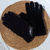 salarticaret Erkek Kaşe Elyaflı Siyah Eldiven - 2