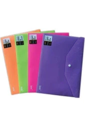 Sensho A-4 Pembe Çıtçıtlı Dosya (12 Li Paket) - 1