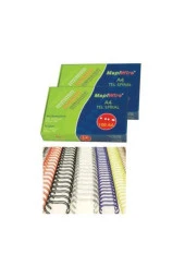 Mapiwire Spiral Tel 3:1 Aralık 60 - 75 Yaprak 7/16 Beyaz (100 Lü Paket) - 1