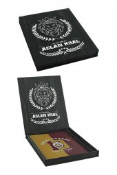 Galatasaray Orijinal Defter Kalem Kırtasiye Ahşap Kutulu 5li Taraftar Hediye Set - 2