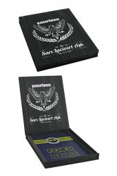 Fenerbahçe Orijinal Defter Kalem Kırtasiye Ahşap Kutulu 4lü Taraftar Hediye Set - 2