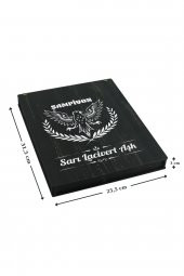 Fenerbahçe Orijinal Defter Kalem Kırtasiye Ahşap Kutulu 4lü Taraftar Hediye Set - 3