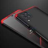 KNY Samsung Galaxy A22 Kılıf 3 Parça 360 Ays Kapak Kırmızı - 3
