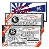 Viktoria Kumaş Boyası Açık Kurşuni 2Pk+Fiske Sabitleme 1Pk - 1