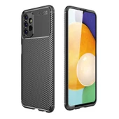 Gpack Samsung Galaxy A23 Kılıf Negro Karbon Kamera Korumalı Silikon Lüx - 3