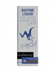 WhiteVeterinay Biotine Liquid Cat&Dog 100 ML ( Kedi ve Köpekler için Deri ve Tüy Desteği ) - 3