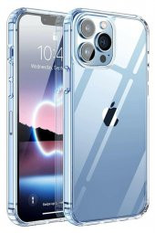 Apple iPhone 13 Pro Kılıf Kamera Korumalı Şeffaf Silikon Kılıf Arka Kapak - 1
