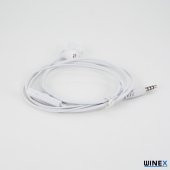 Winex P100 3.5 mm Mikrofonlu Kablolu Kulak içi Kulaklık Beyaz - 3