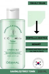 Dermal CICA x Mide Toner Centella Asiatica ve Seramid Özlü Sakinleştirici Tonik 200 ML - 1