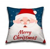 Bayev Yılbaşına Özel Dijital Baskı Kırlent Merry Christmas - 1
