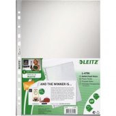 Leitz Poşet Dosya A4 11 Delikli (100 Adet) Buzlu 4796 - 1