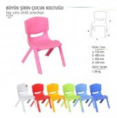 Büyük Şirin Çocuk Sandalyesi 3-7 Yaş İçin - 4