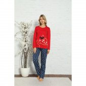 Anne Kız Pijama Takımı Kedi - 2