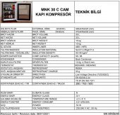 MNBAR 30 LITRE CAM KAPILI BEYAZ MİNİBAR MİNİ BUZDOLABI KOMPRESÖRLÜ - 3