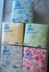 WEX DESENLİ LÜX PEÇETE 30x30 CM 100 ADETx 24 PAKET - 1