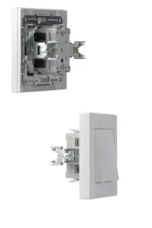 Schneider Asfora Beyaz Zil Anahtarı (Çerçevelidir) thumbnail 3