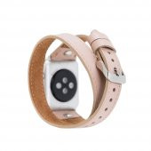 Bouletta Apple Watch Uyumlu Deri Kordon 38-40-41mm Slim DTST NU1 - 7