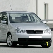 VW Polo 2002-2005 Ön Tampon Sol Izgarası Kapağı Sissiz 6Q0853665F thumbnail 1