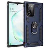 Galaxy Note 20 Ultra Kılıf Zore Vega Yüzüklü Standlı Zırh Kılıf - 5
