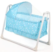 TommyBaby Yuvam Lüx Sepet Beşik Portatif Bebek Beşiği Sallanır Beşik thumbnail 5