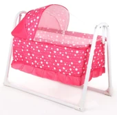 TommyBaby Yuvam Lüx Sepet Beşik Portatif Bebek Beşiği Sallanır Beşik thumbnail 7