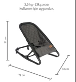 TommyBaby Balance Ana Kucağı Katlanabilir Sallanır Ana Kucağı - 11