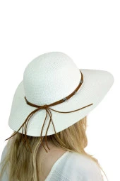 Bağcıklı Kadın Hasır Şapka 1437 thumbnail 2