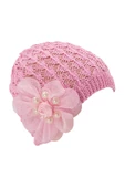 Kız Bebek Merserize Bere Pembe 4849 - 1