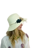 Çiçekli Hasır Kadın Şapka 3872 thumbnail 10