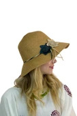 Çiçekli Hasır Kadın Şapka 3872 thumbnail 12