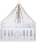 Tommybaby Dream Güpürlü Lüx Cibinlik ve Topuzlu Demir - 3