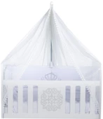 Tommybaby Dream Güpürlü Lüx Cibinlik ve Topuzlu Demir - 1