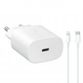 Samsung TA800 İphone Lightning Şarj Aleti Beyaz 2m Type-C to Lightning Kablo thumbnail 1