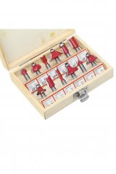 Th03038 12 Parça Ahşap Freze Uç Seti 6mm Sap - 3