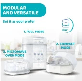 Chicco 3 in 1 Buharlı Sterilizatör - 4