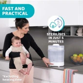 Chicco 3 in 1 Buharlı Sterilizatör - 7