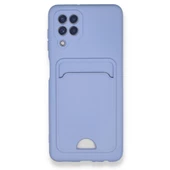 FitCase Samsung Galaxy A22 Cardy Soft Delikli Kartlık Cepli Silikon Kapak - 6