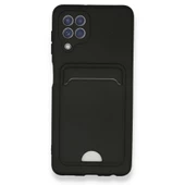 FitCase Samsung Galaxy A22 Cardy Soft Delikli Kartlık Cepli Silikon Kapak - 7