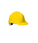 Essafe 1537 Plastik İçlikli Vidalı Deliksiz Baret Sarı 5 Adet thumbnail 2