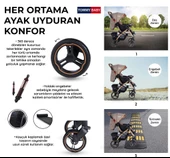 Tommybaby Tornado Plus Gold Alüminyum Lüx Çift Yön Bebek Arabası - 7