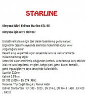 Kimyasal Nitril Eldiven Starline Stl-55 (8-8,5 Numara) - 6