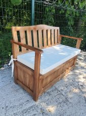 Wood LÜKS SAĞLAM ( 160x45cm) Buğlem -SANDIKLI BAHÇE ,TERAS, KOLTUK, SEDİR - 2