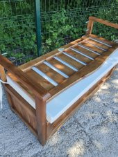 Wood LÜKS SAĞLAM ( 160x45cm) Buğlem -SANDIKLI BAHÇE ,TERAS, KOLTUK, SEDİR - 3