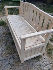 Wood LÜKS SAĞLAM ( 160x45cm) Buğlem -SANDIKLI BAHÇE ,TERAS, KOLTUK, SEDİR - 7