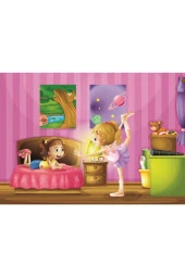 Art Çocuk Puzzle Uyku Vakti ve Bale Provası 2x100 Parça Puzzle - 3