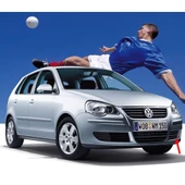 VW Polo 2005-2009 Ön Tampon Sol Panjur Izgarası Kapağı 6Q0853665D - 1